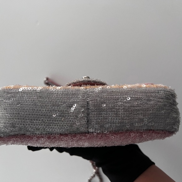 Chanel waterfall sequin mini rectangle flap bag - Picture 3 of 6